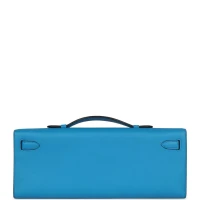 Hermes Kelly Cut Bleu Zanzibar Swift Gold Hardware Hermes Kelly Cut Bleu Zanzibar Swift Gold Hardware