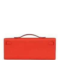 Hermes Kelly Cut Capucine Swift Gold Hardware