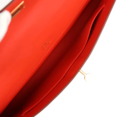 Hermes Kelly Cut Capucine Swift Gold Hardware