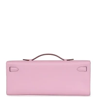 Hermes Kelly Cut Mauve Sylvestre Swift Palladium Hardware Hermes Kelly Cut Mauve Sylvestre Swift Palladium Hardware
