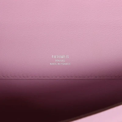 Hermes Kelly Cut Mauve Sylvestre Swift Palladium Hardware Hermes Kelly Cut Mauve Sylvestre Swift Palladium Hardware