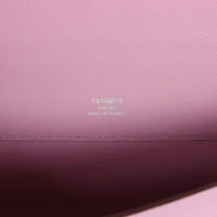 Hermes Kelly Cut Mauve Sylvestre Swift Palladium Hardware Hermes Kelly Cut Mauve Sylvestre Swift Palladium Hardware