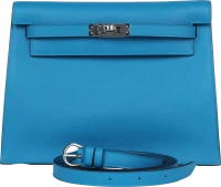 Hermes Kelly Danse Bleu Zanzibar Evercolor Palladium Hardware Hermes Kelly Danse Bleu Zanzibar Evercolor Palladium Hardware