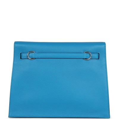 Hermes Kelly Danse Bleu Zanzibar Evercolor Palladium Hardware Hermes Kelly Danse Bleu Zanzibar Evercolor Palladium Hardware