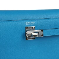 Hermes Kelly Danse Bleu Zanzibar Evercolor Palladium Hardware Hermes Kelly Danse Bleu Zanzibar Evercolor Palladium Hardware