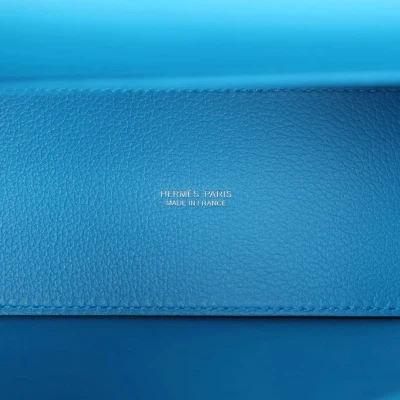 Hermes Kelly Danse Bleu Zanzibar Evercolor Palladium Hardware Hermes Kelly Danse Bleu Zanzibar Evercolor Palladium Hardware