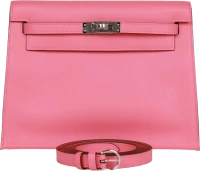 Hermes Kelly Danse Rose Azalee Swfit Palladium Hardware Hermes Kelly Danse Rose Azalee Swfit Palladium Hardware