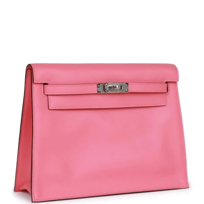 Hermes Kelly Danse Rose Azalee Swfit Palladium Hardware Hermes Kelly Danse Rose Azalee Swfit Palladium Hardware