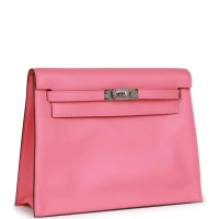 Hermes Kelly Danse Rose Azalee Swfit Palladium Hardware Hermes Kelly Danse Rose Azalee Swfit Palladium Hardware