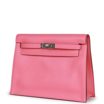 Hermes Kelly Danse Rose Azalee Swfit Palladium Hardware Hermes Kelly Danse Rose Azalee Swfit Palladium Hardware