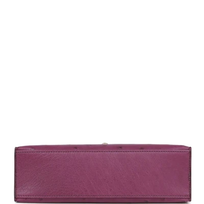 Hermes Kelly Pochette Anemone Ostrich Permabrass Hardware Hermes Kelly Pochette Anemone Ostrich Permabrass Hardware
