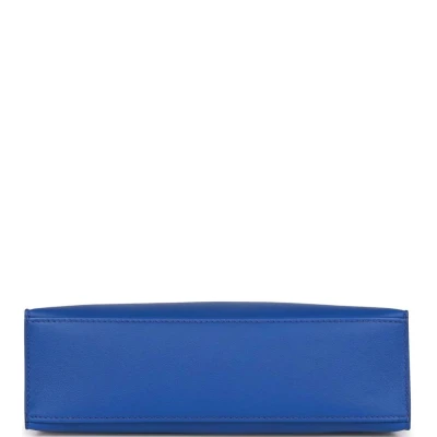 Hermes Kelly Pochette Bleu Royal Swift Palladium Hardware Hermes Kelly Pochette Bleu Royal Swift Palladium Hardware
