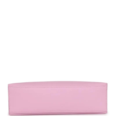 Hermes Kelly Pochette Mauve Sylvestre Swift Palladium Hardware Hermes Kelly Pochette Mauve Sylvestre Swift Palladium Hardware