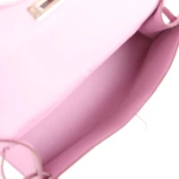 Hermes Kelly Pochette Mauve Sylvestre Swift Palladium Hardware Hermes Kelly Pochette Mauve Sylvestre Swift Palladium Hardware