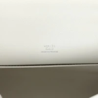 Hermes Kelly Pochette White Swift Palladium Hardware