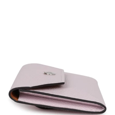 Hermes Kelly Pocket 18 Belt Mauve Pale Epsom Palladium Hardware Hermes Kelly Pocket 18 Belt Mauve Pale Epsom Palladium Hardware