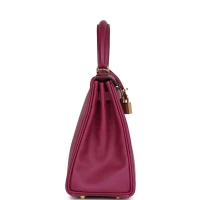 Hermes Kelly Retourne 25 Anemone Swift Permabrass Hardware Hermes Kelly Retourne 25 Anemone Swift Permabrass Hardware