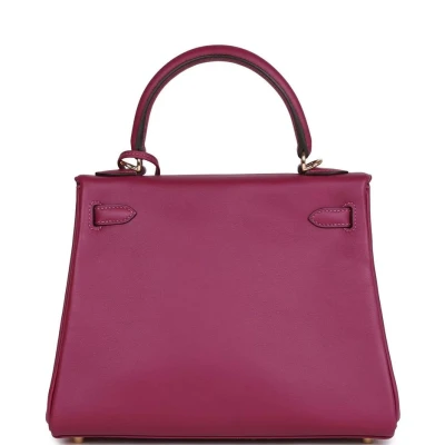 Hermes Kelly Retourne 25 Anemone Swift Permabrass Hardware Hermes Kelly Retourne 25 Anemone Swift Permabrass Hardware