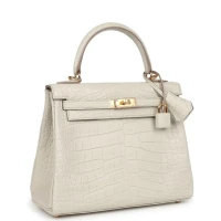Hermes Kelly Retourne 25 Beton Matte Alligator Gold Hardware Hermes Kelly Retourne 25 Beton Matte Alligator Gold Hardware