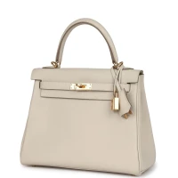 Hermes Kelly Retourne 25 Craie Togo Gold Hardware Hermes Kelly Retourne 25 Craie Togo Gold Hardware