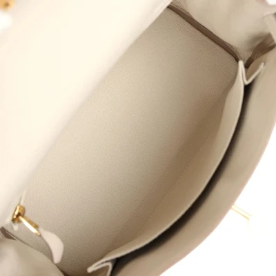 Hermes Kelly Retourne 25 Craie Togo Gold Hardware Hermes Kelly Retourne 25 Craie Togo Gold Hardware