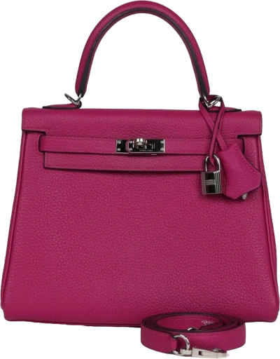 Hermes Kelly Retourne 25 Rose Pourpre Togo Palladium Hardware Hermes Kelly Retourne 25 Rose Pourpre Togo Palladium Hardware