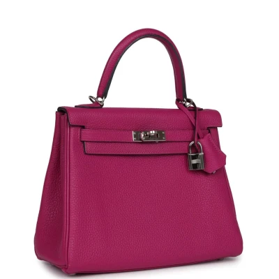 Hermes Kelly Retourne 25 Rose Pourpre Togo Palladium Hardware Hermes Kelly Retourne 25 Rose Pourpre Togo Palladium Hardware