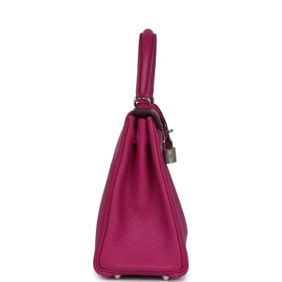Hermes Kelly Retourne 25 Rose Pourpre Togo Palladium Hardware Hermes Kelly Retourne 25 Rose Pourpre Togo Palladium Hardware