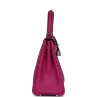 Hermes Kelly Retourne 25 Rose Pourpre Togo Palladium Hardware Hermes Kelly Retourne 25 Rose Pourpre Togo Palladium Hardware