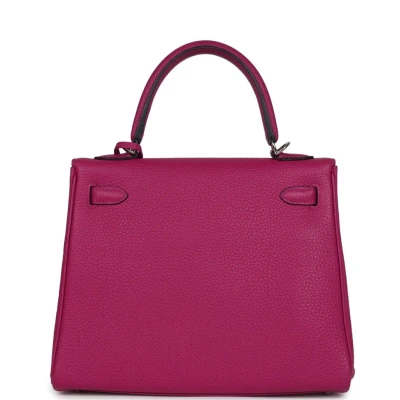 Hermes Kelly Retourne 25 Rose Pourpre Togo Palladium Hardware Hermes Kelly Retourne 25 Rose Pourpre Togo Palladium Hardware