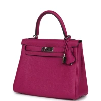 Hermes Kelly Retourne 25 Rose Pourpre Togo Palladium Hardware Hermes Kelly Retourne 25 Rose Pourpre Togo Palladium Hardware