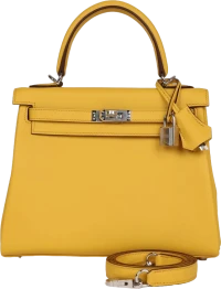 Hermes Kelly Retourne 25 Sun Swift Palladium Hardware Hermes Kelly Retourne 25 Sun Swift Palladium Hardware