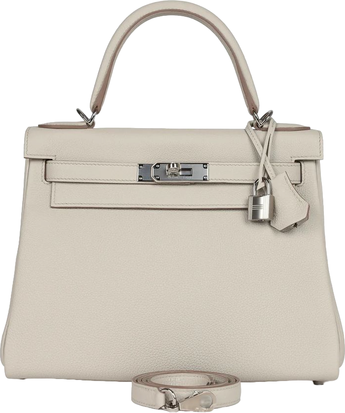 Hermes Kelly Retourne 28 Beton Togo Palladium Hardware