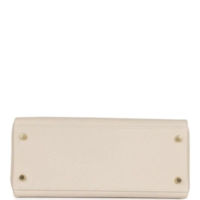 Hermes Kelly Retourne 28 Craie Togo Gold Hardware