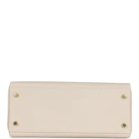 Hermes Kelly Retourne 28 Craie Togo Gold Hardware
