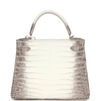 Hermes Kelly Retourne 28 Himalaya Matte Niloticus Crocodile Palladium Hardware Hermes Kelly Retourne 28 Himalaya Matte Niloticus Crocodile Palladium Hardware