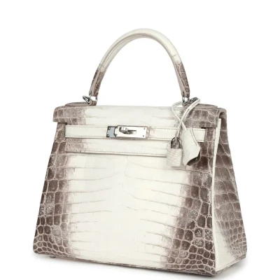 Hermes Kelly Retourne 28 Himalaya Matte Niloticus Crocodile Palladium Hardware Hermes Kelly Retourne 28 Himalaya Matte Niloticus Crocodile Palladium Hardware