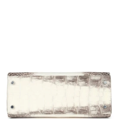 Hermes Kelly Retourne 28 Himalaya Matte Niloticus Crocodile Palladium Hardware Hermes Kelly Retourne 28 Himalaya Matte Niloticus Crocodile Palladium Hardware