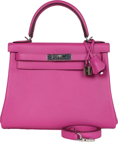 Hermes Kelly Retourne 28 Magnolia Evercolor Palladium Hardware Hermes Kelly Retourne 28 Magnolia Evercolor Palladium Hardware