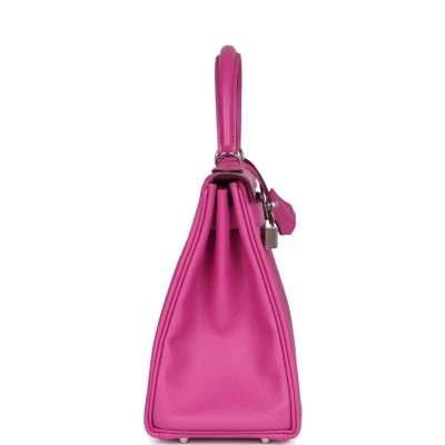Hermes Kelly Retourne 28 Magnolia Evercolor Palladium Hardware Hermes Kelly Retourne 28 Magnolia Evercolor Palladium Hardware
