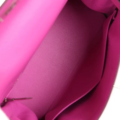 Hermes Kelly Retourne 28 Magnolia Evercolor Palladium Hardware Hermes Kelly Retourne 28 Magnolia Evercolor Palladium Hardware