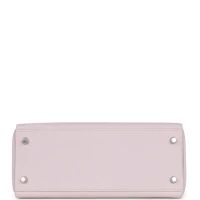 Hermes Kelly Retourne 28 Mauve Pale Clemence Palladium Hardware Hermes Kelly Retourne 28 Mauve Pale Clemence Palladium Hardware
