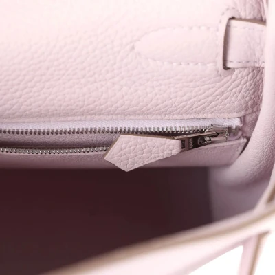 Hermes Kelly Retourne 28 Mauve Pale Clemence Palladium Hardware Hermes Kelly Retourne 28 Mauve Pale Clemence Palladium Hardware