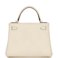 Hermes Kelly Retourne 28 Nata Clemence Palladium Hardware Hermes Kelly Retourne 28 Nata Clemence Palladium Hardware
