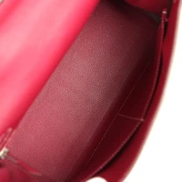 Hermes Kelly Retourne 28 Rose Tyrien Candy Epsom Palladium Hardware