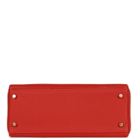 Hermes Kelly Retourne 28 Rouge Casaque Togo Gold Hardware Hermes Kelly Retourne 28 Rouge Casaque Togo Gold Hardware