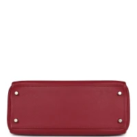 Hermes Kelly Retourne 28 Rouge Grenat Evercolor Palladium Hardware Hermes Kelly Retourne 28 Rouge Grenat Evercolor Palladium Hardware