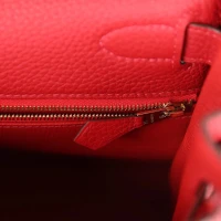 Hermes Kelly Retourne 28 Vermillion Clemence Gold Hardware Hermes Kelly Retourne 28 Vermillion Clemence Gold Hardware