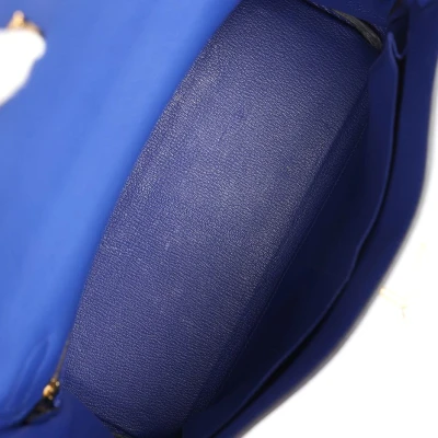 Hermes Kelly Retourne 32 Bleu Electric Togo Gold Hardware Hermes Kelly Retourne 32 Bleu Electric Togo Gold Hardware