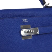 Hermes Kelly Retourne 32 Bleu Electric Togo Palladium Hardware Hermes Kelly Retourne 32 Bleu Electric Togo Palladium Hardware